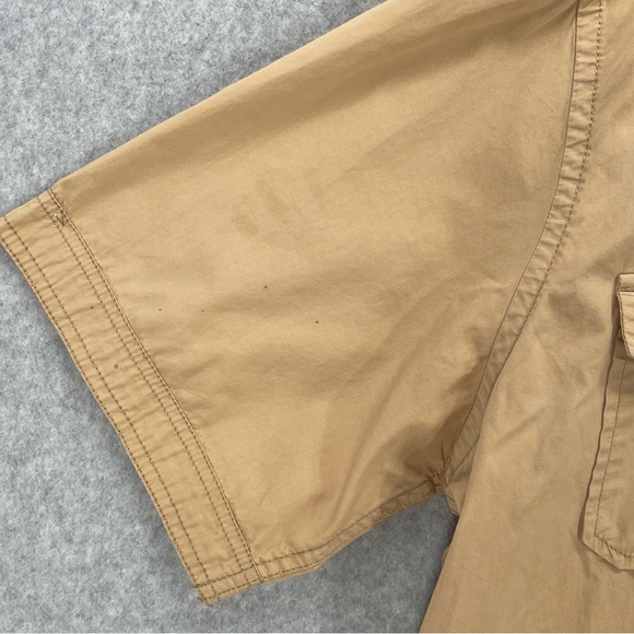 Vintage Y2K Ecko Unltd Beige X-Large Button Down Rhino Graphic Logo Design - Picture 5 of 14